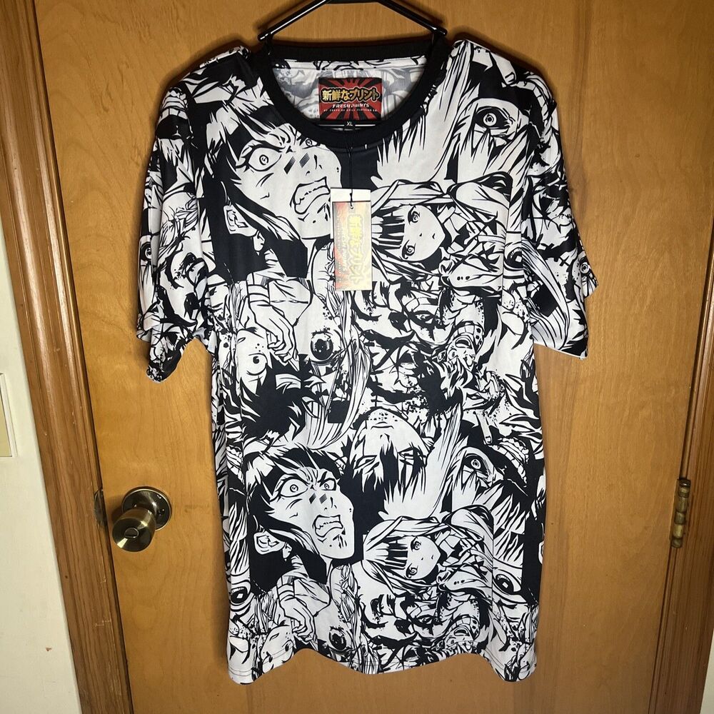 Anime Fresh Prints Of Toyo Anime Shirt Hero Academia Men’s Large